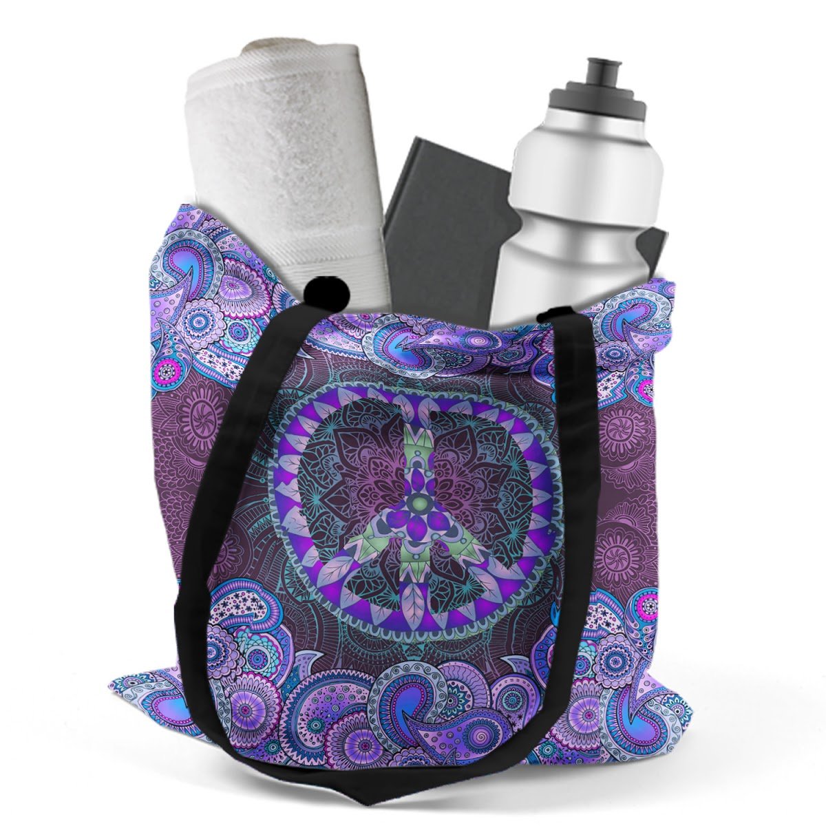 Purple Peace And Mandala