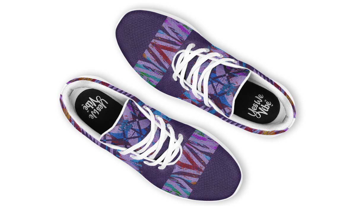 Retro Bohemian Purple Leather