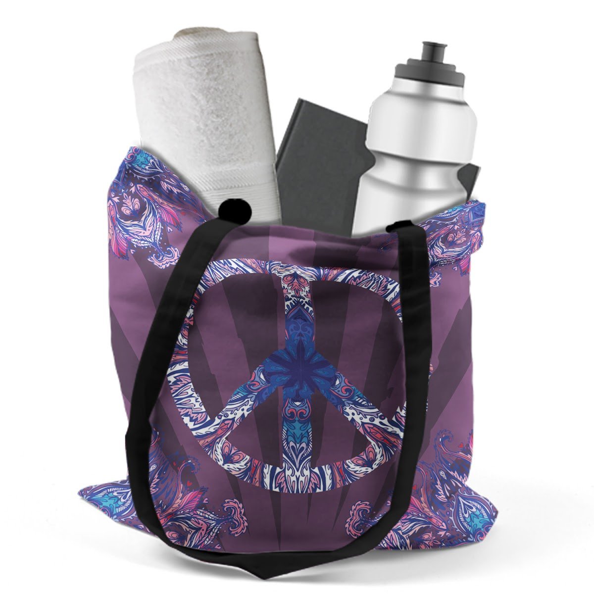 Peace Out And Love Purple