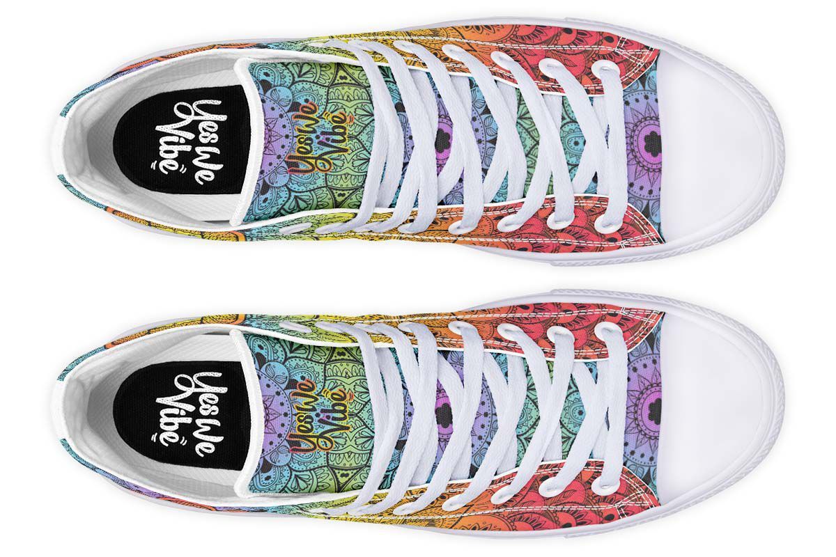 Rainbow Mandala Hamsa