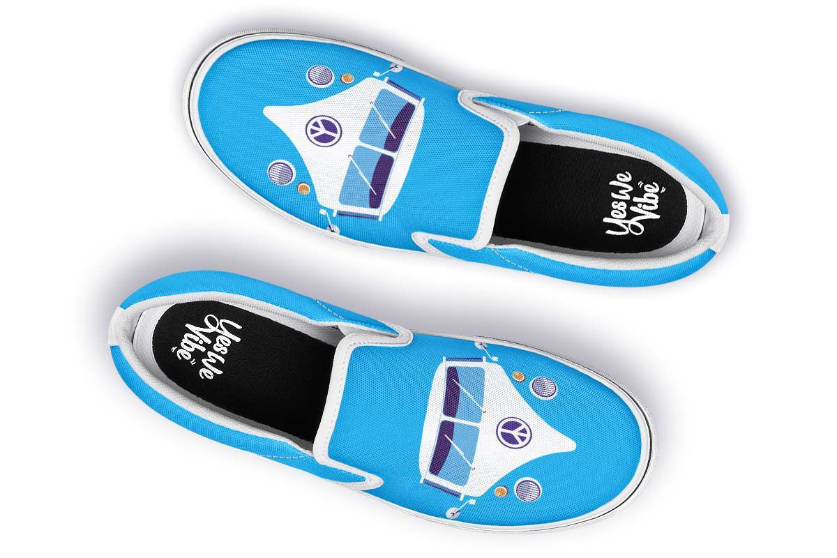 Blue Hippie Van