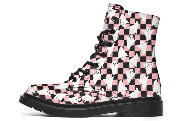 Cute Ghost Checkered