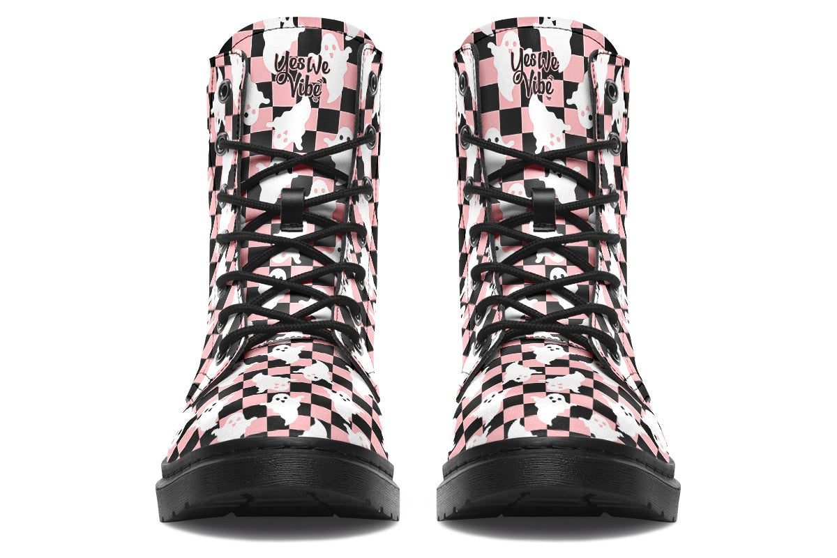 Cute Ghost Checkered