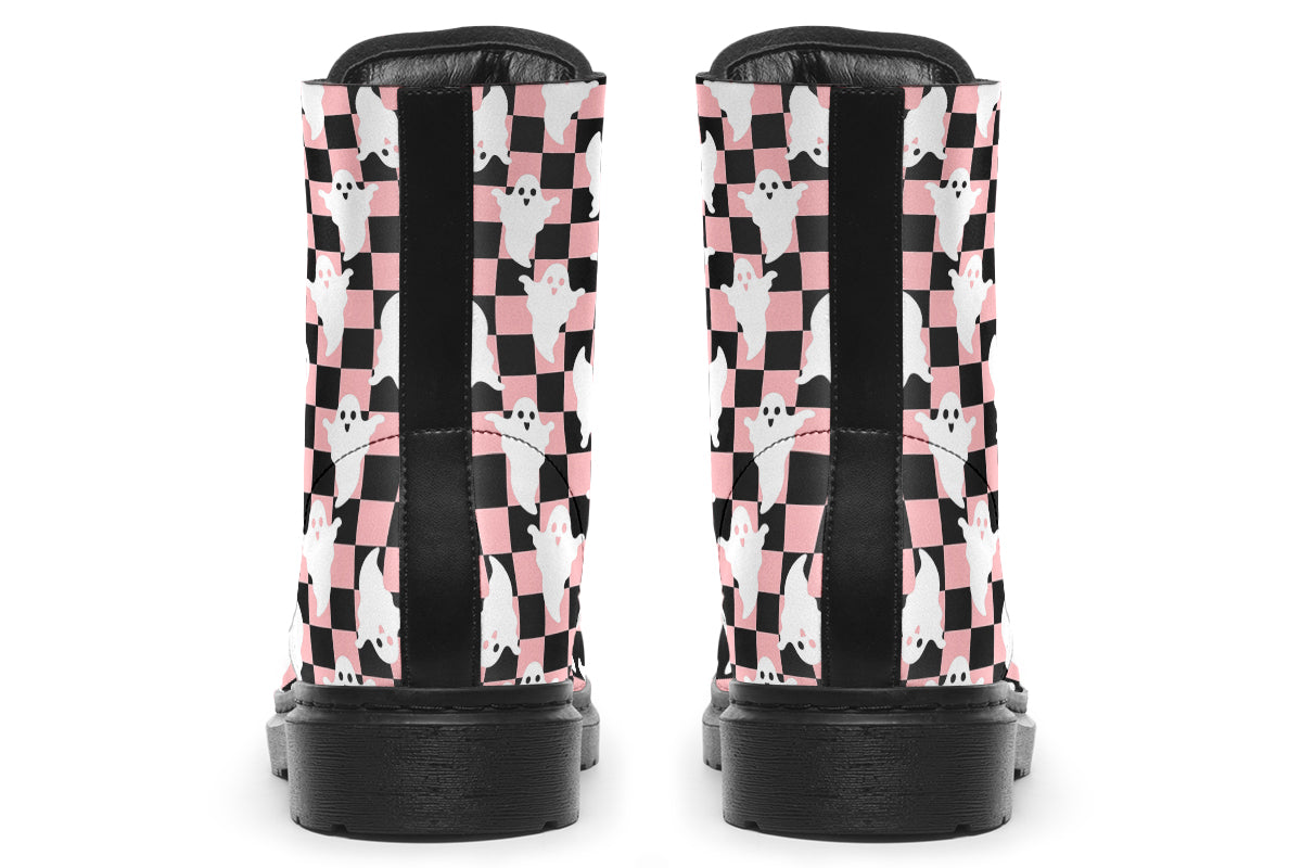 Cute Ghost Checkered