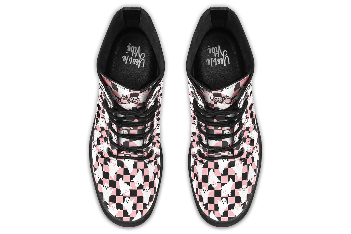 Cute Ghost Checkered