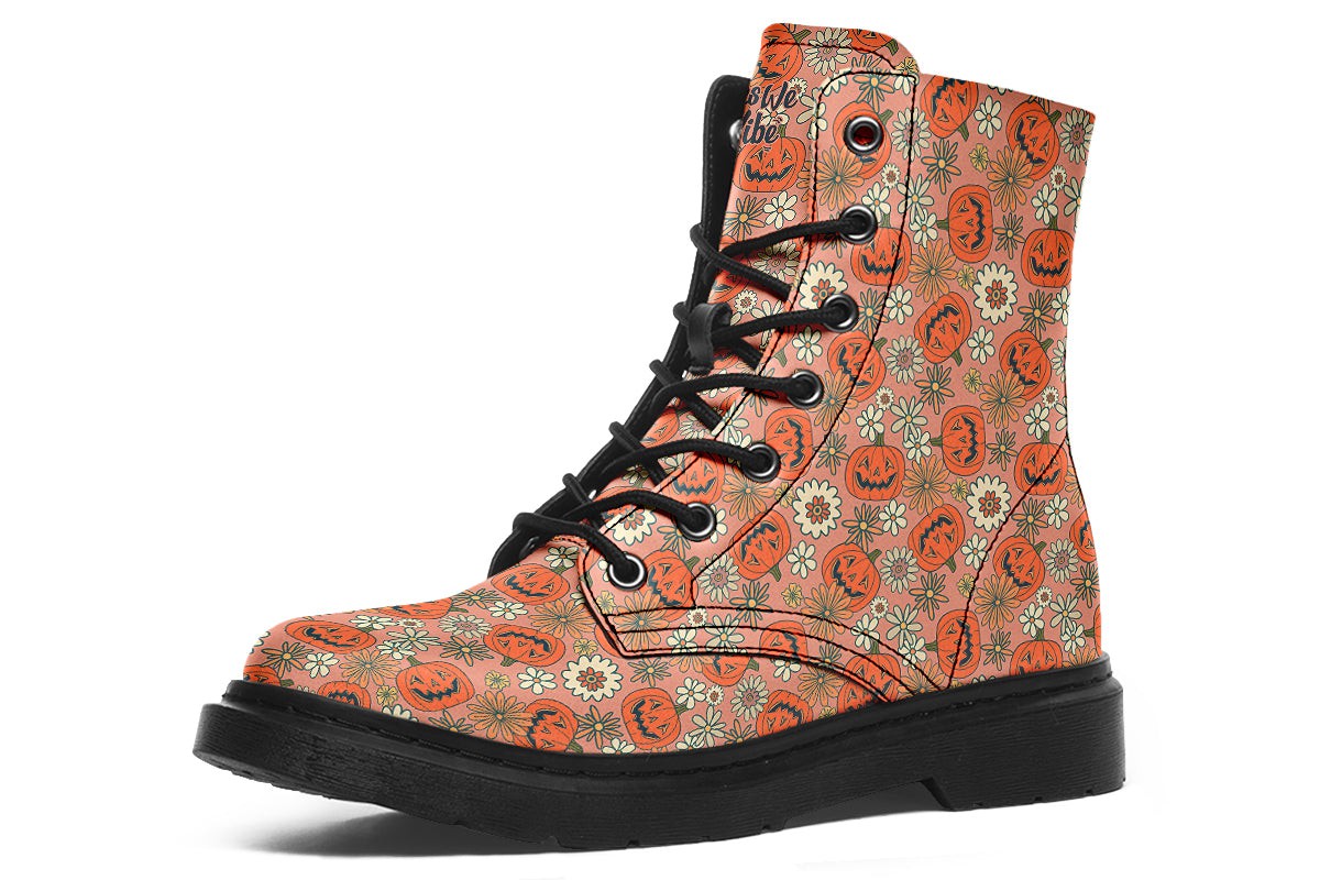 Floral Jack O Lantern