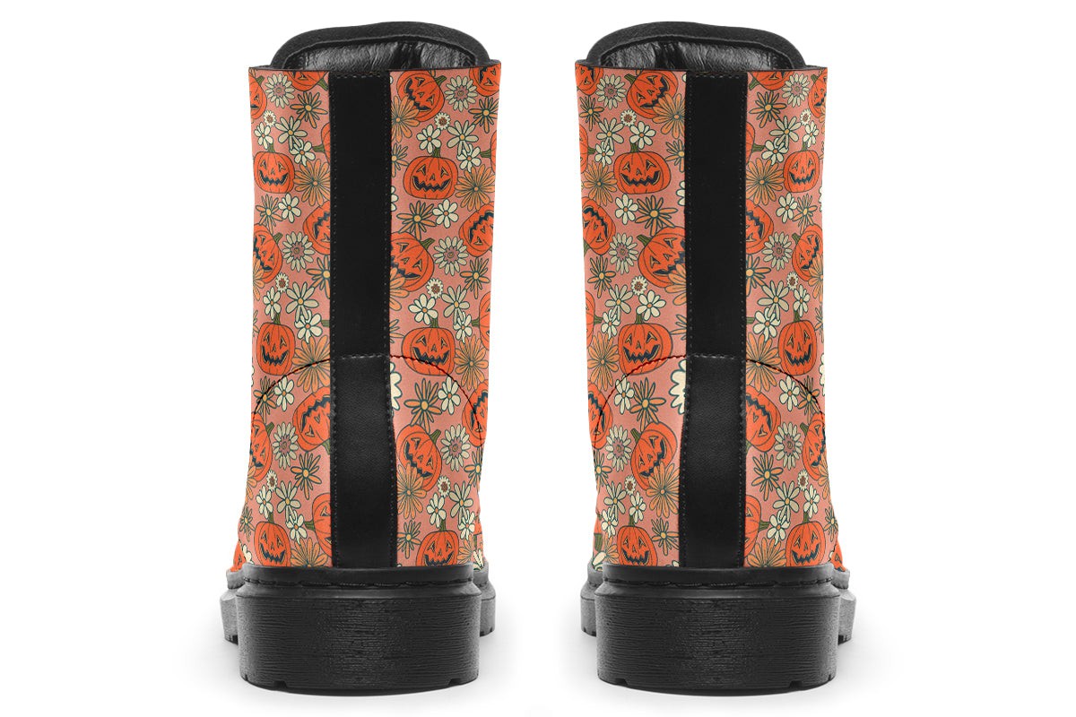 Floral Jack O Lantern