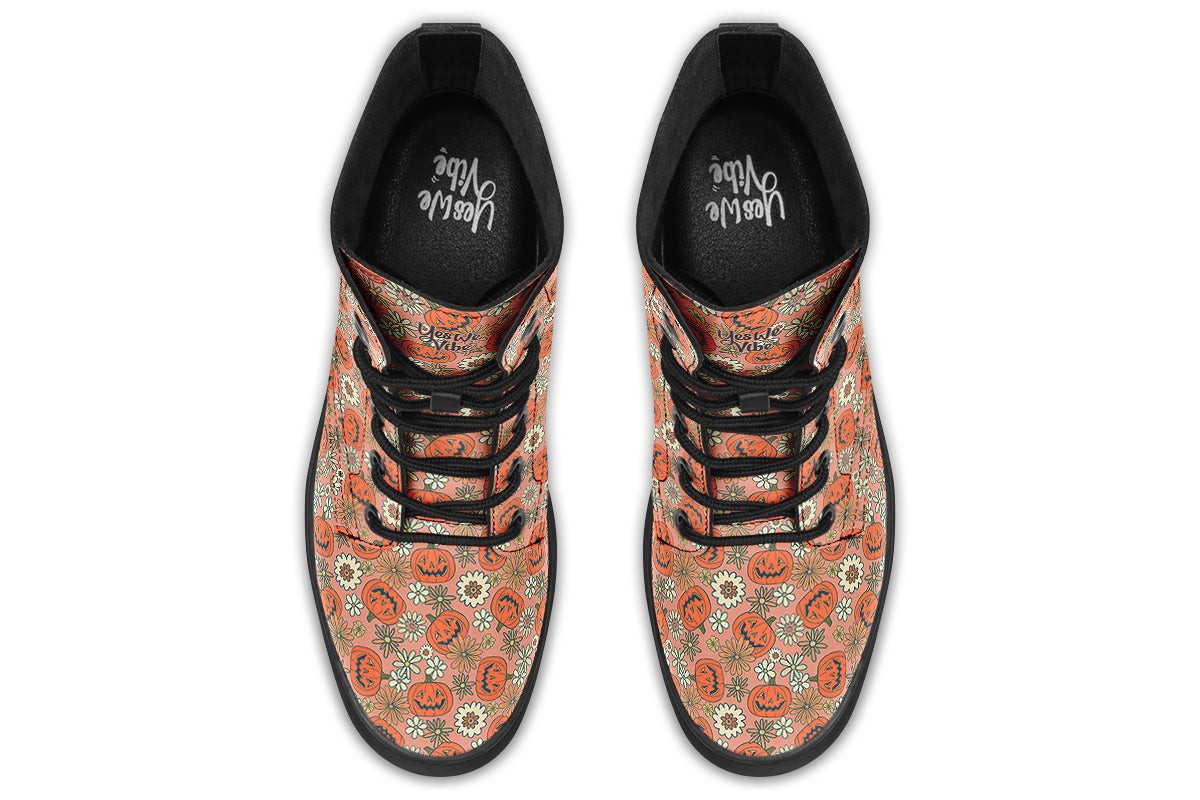 Floral Jack O Lantern