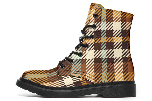 Gridded Pattern Brown