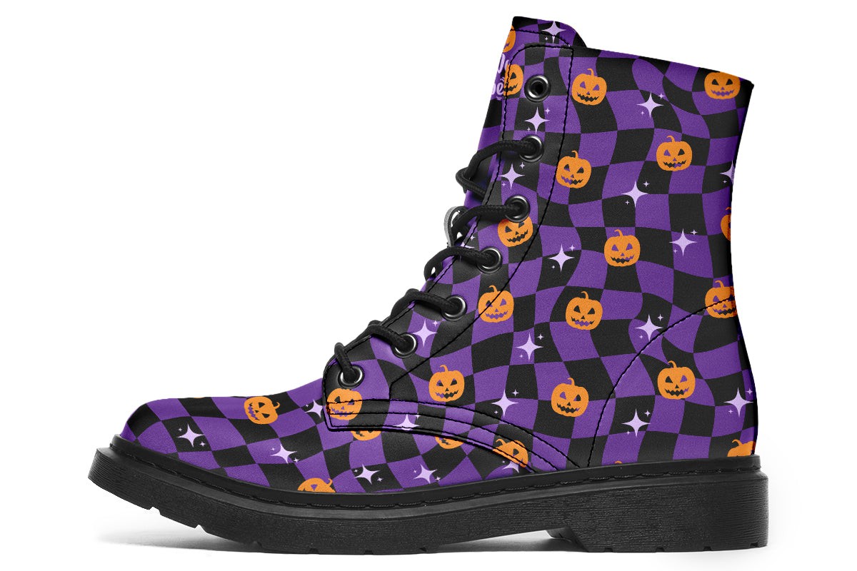 Halloween Distorted Checkered