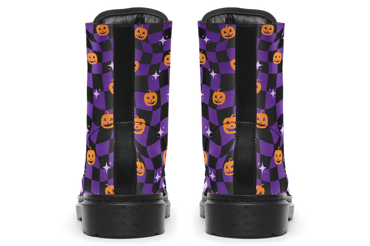 Halloween Distorted Checkered
