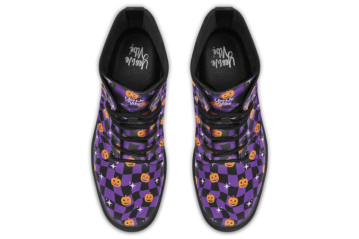 Halloween Distorted Checkered