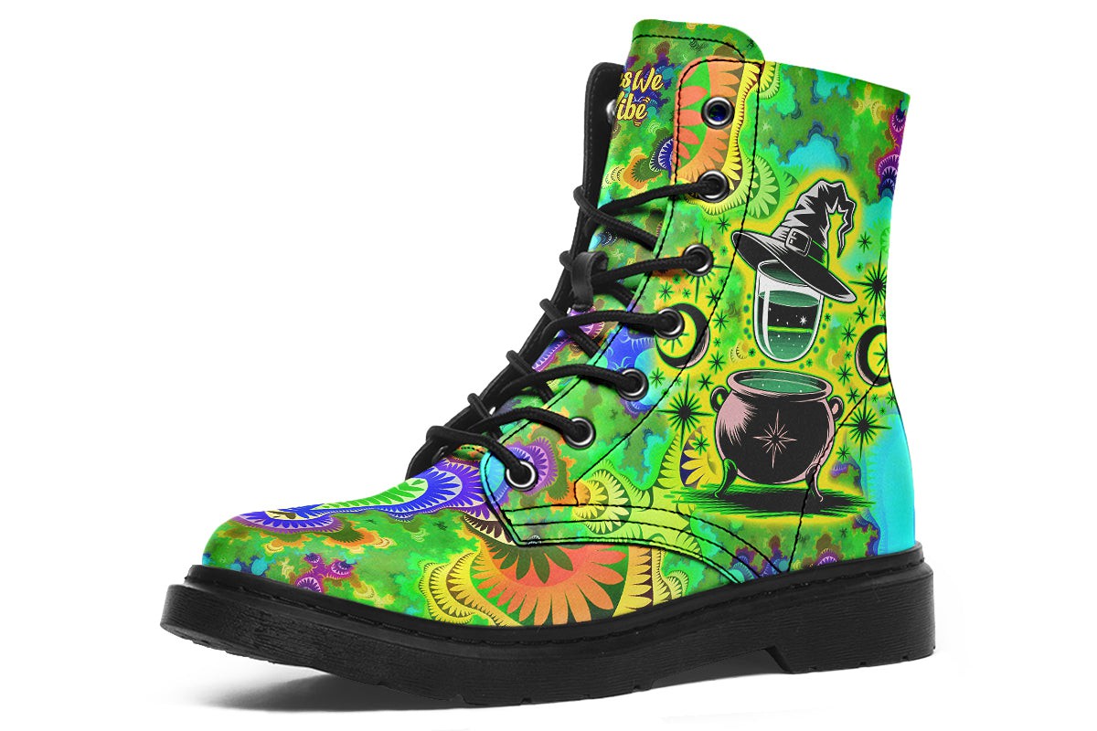 Magical Witch Hats And Cauldron