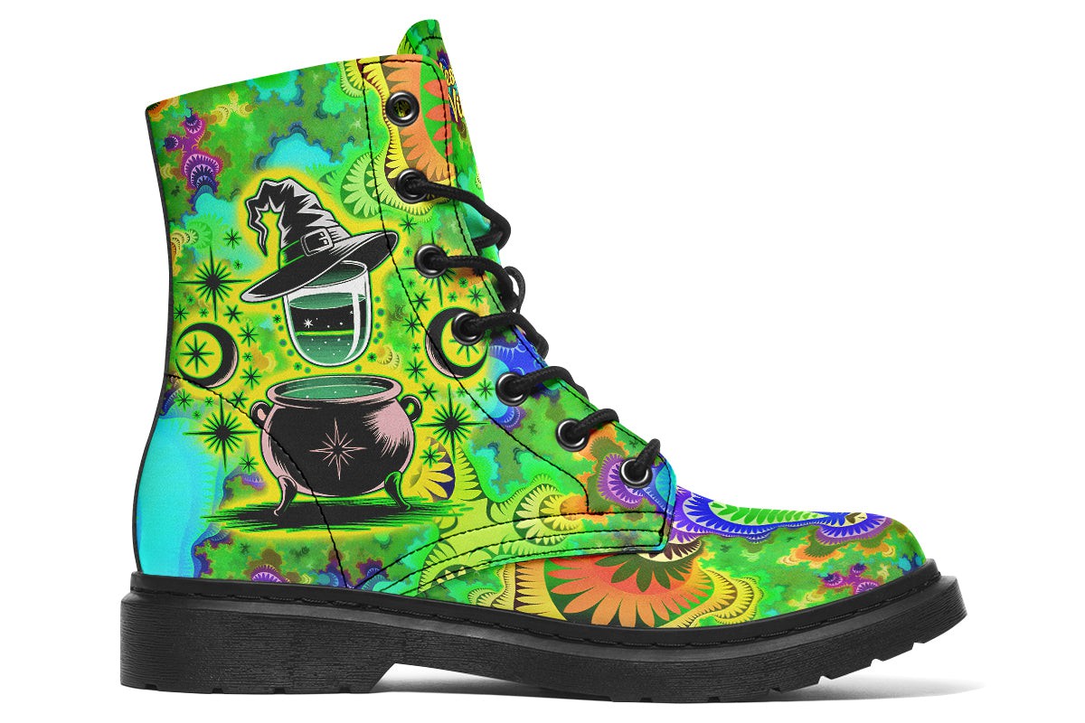 Magical Witch Hats And Cauldron