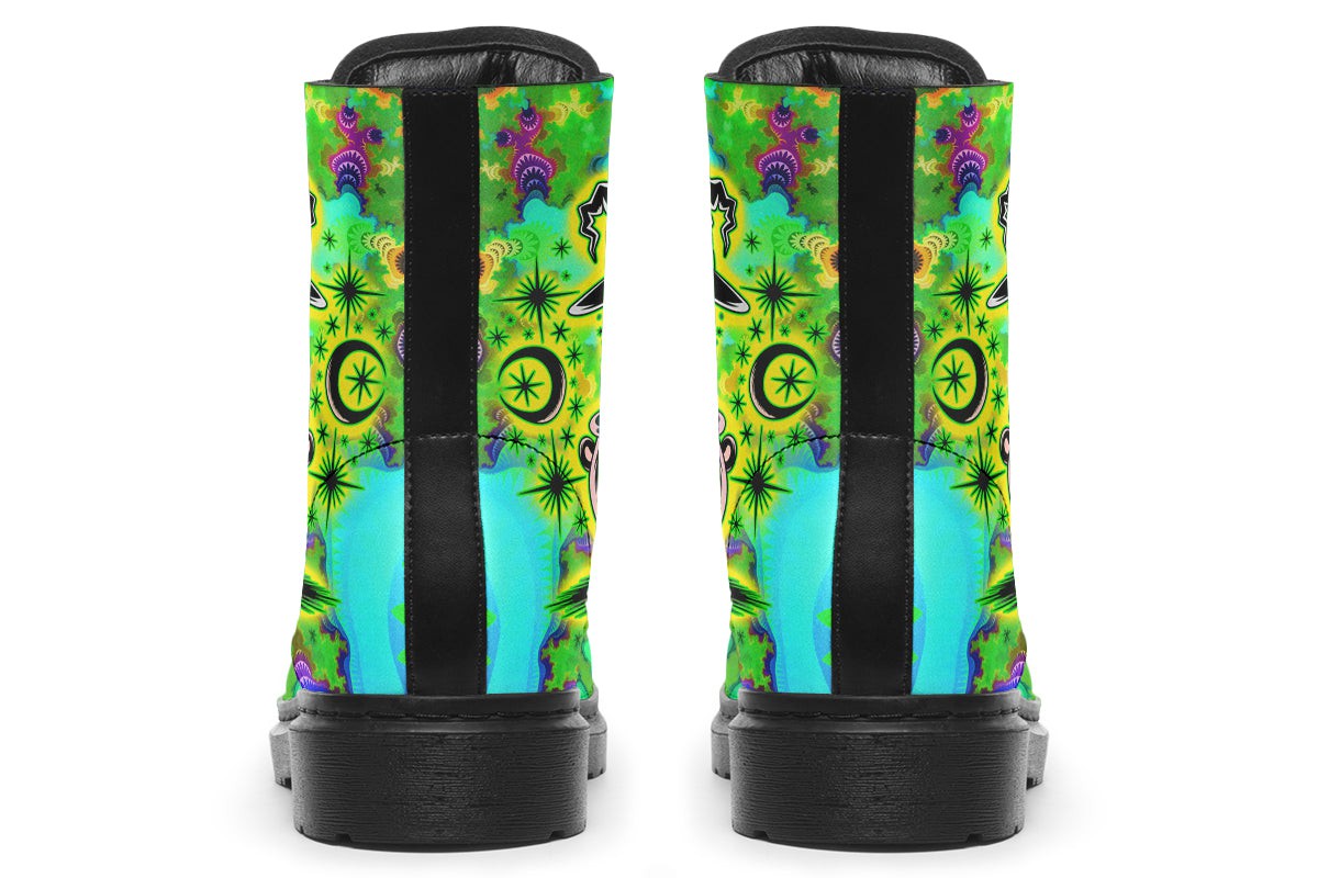 Magical Witch Hats And Cauldron