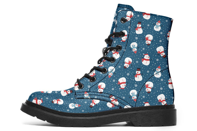 Snowman And Snowflakes