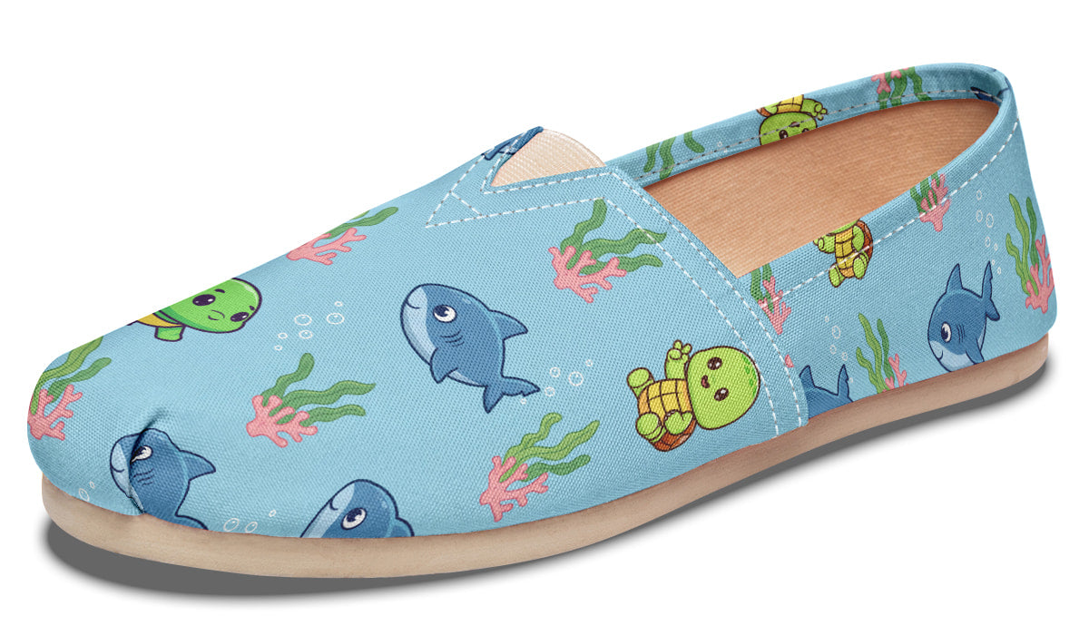 Turtle And Sharks