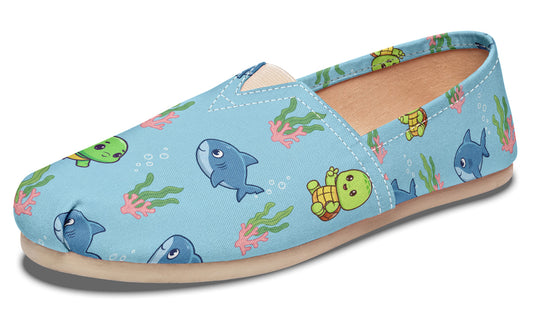 Turtle And Sharks