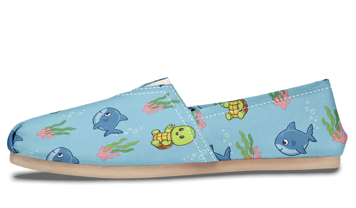 Turtle And Sharks