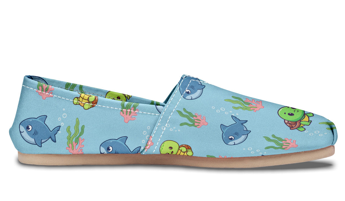 Turtle And Sharks