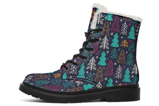 Christmas Forest Silhouette