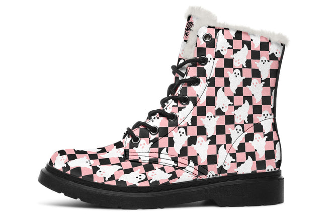 Cute Ghost Checkered