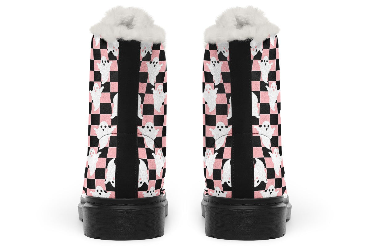 Cute Ghost Checkered