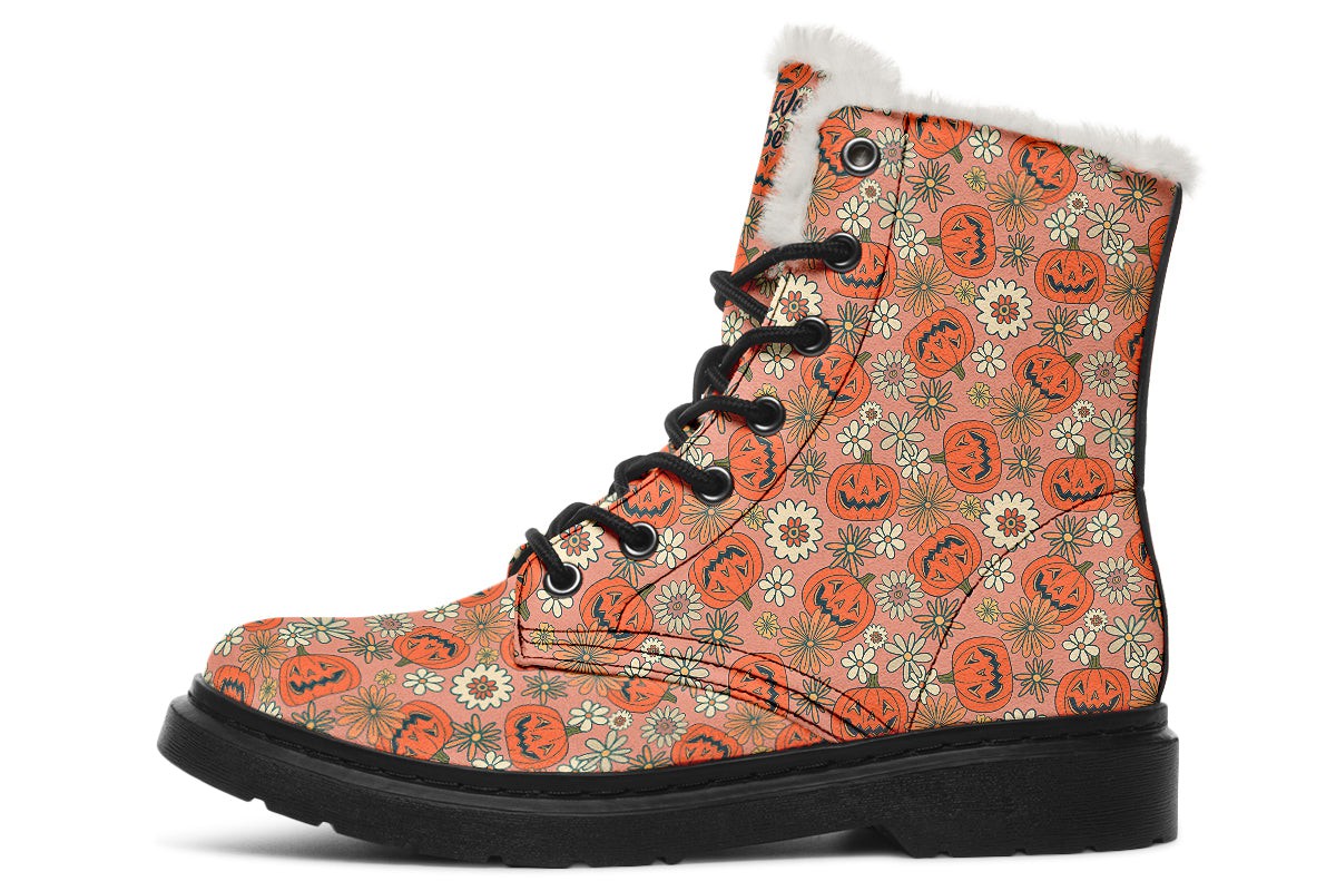 Floral Jack O Lantern