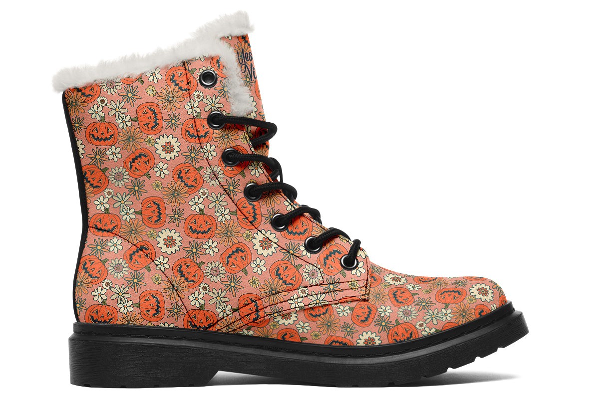 Floral Jack O Lantern