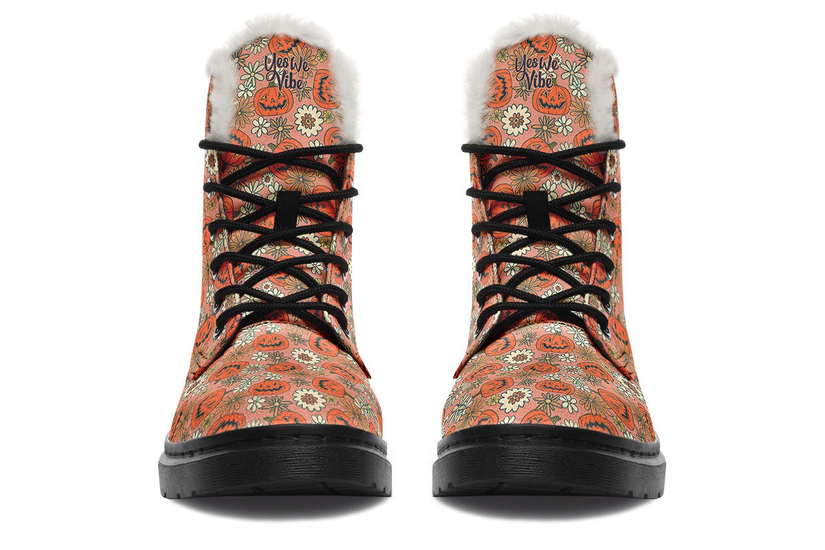 Floral Jack O Lantern