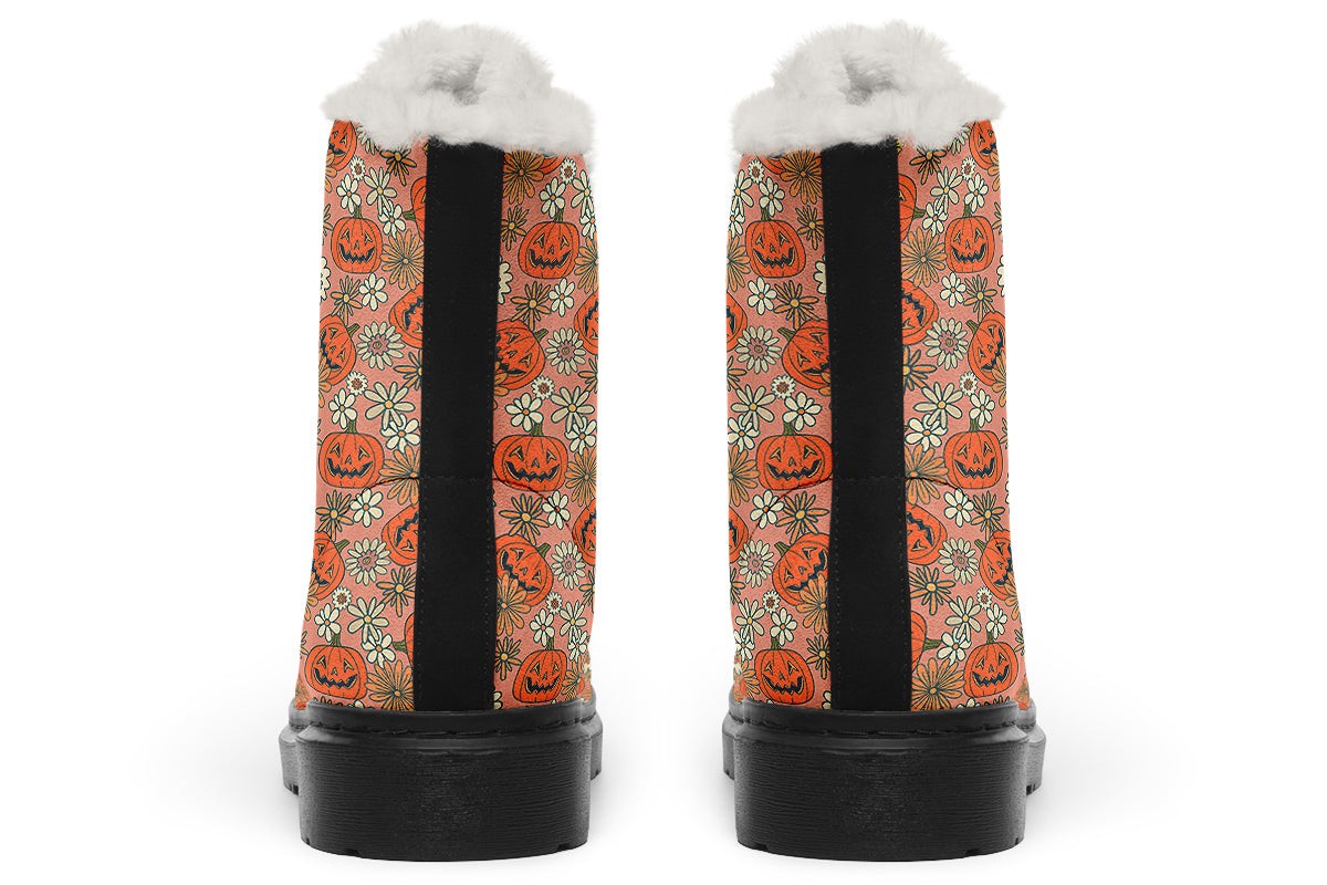 Floral Jack O Lantern