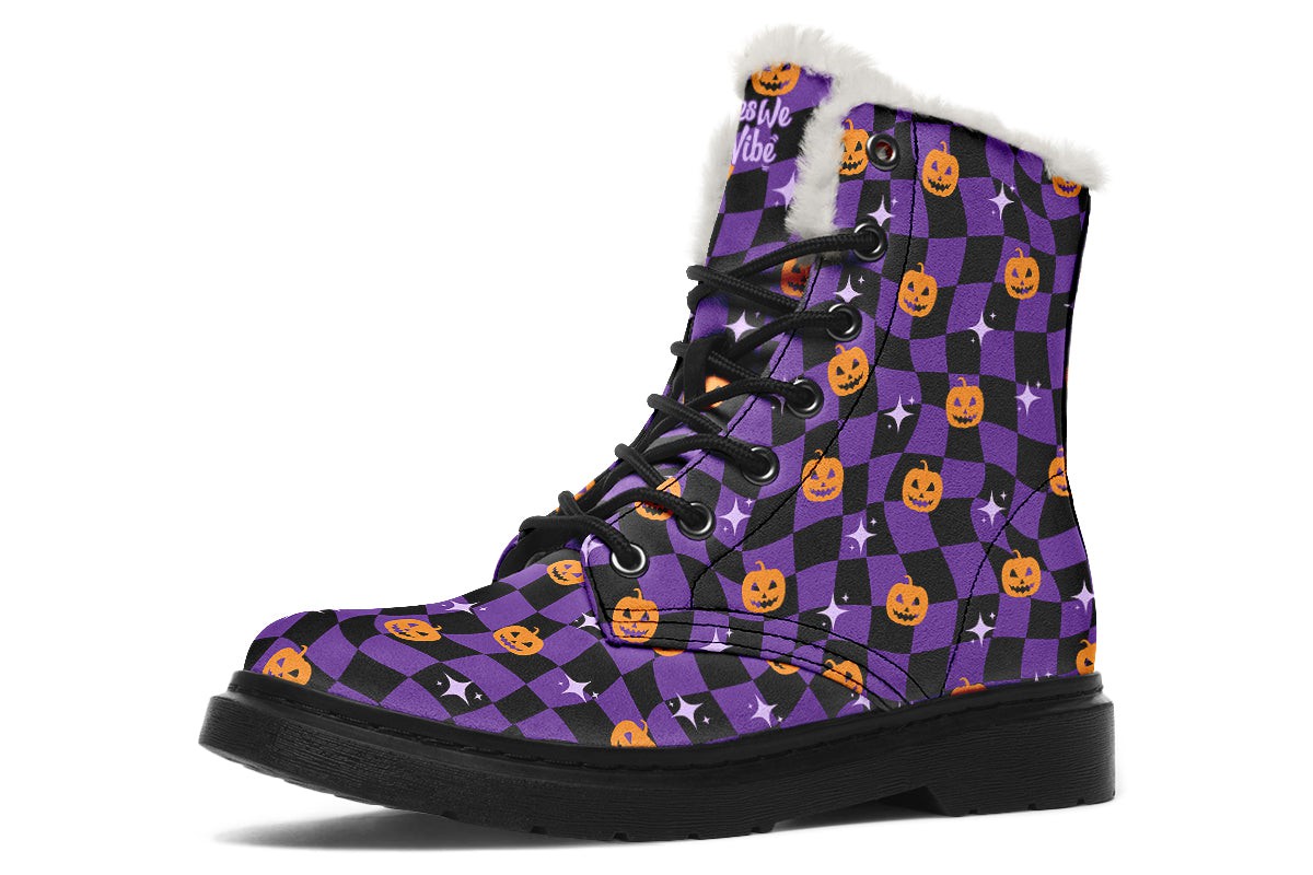 Halloween Distorted Checkered