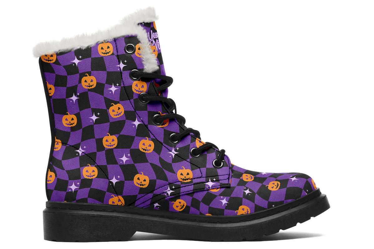Halloween Distorted Checkered