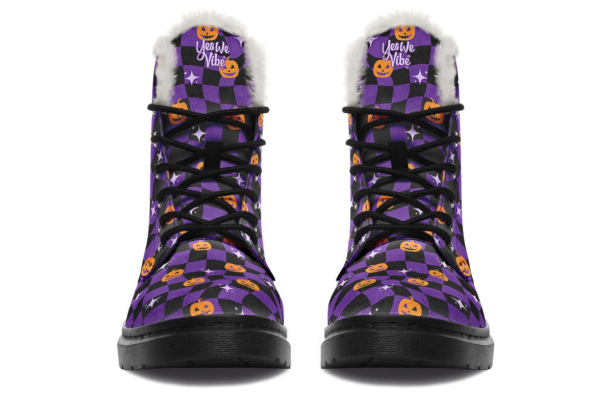 Halloween Distorted Checkered