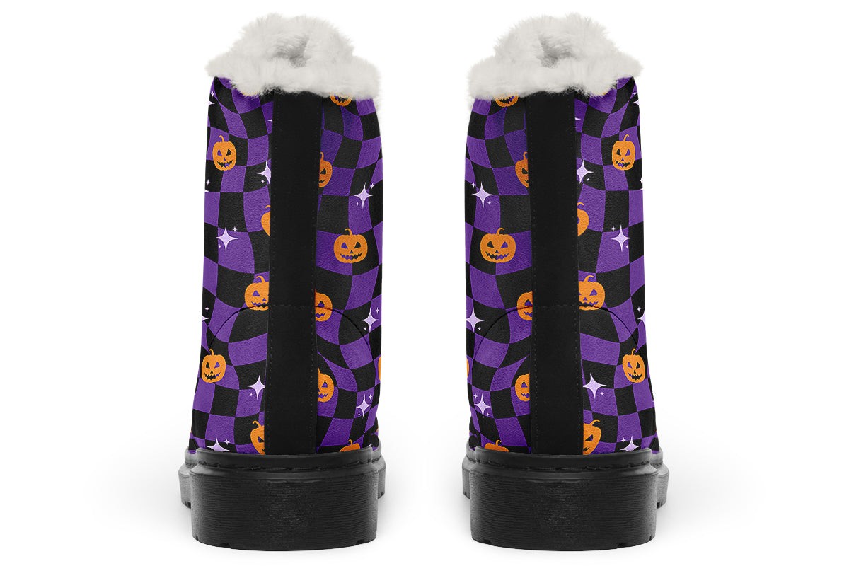 Halloween Distorted Checkered