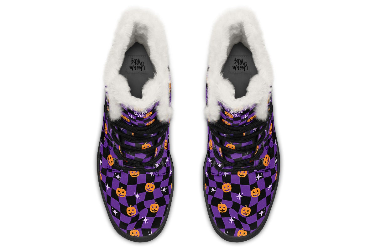 Halloween Distorted Checkered