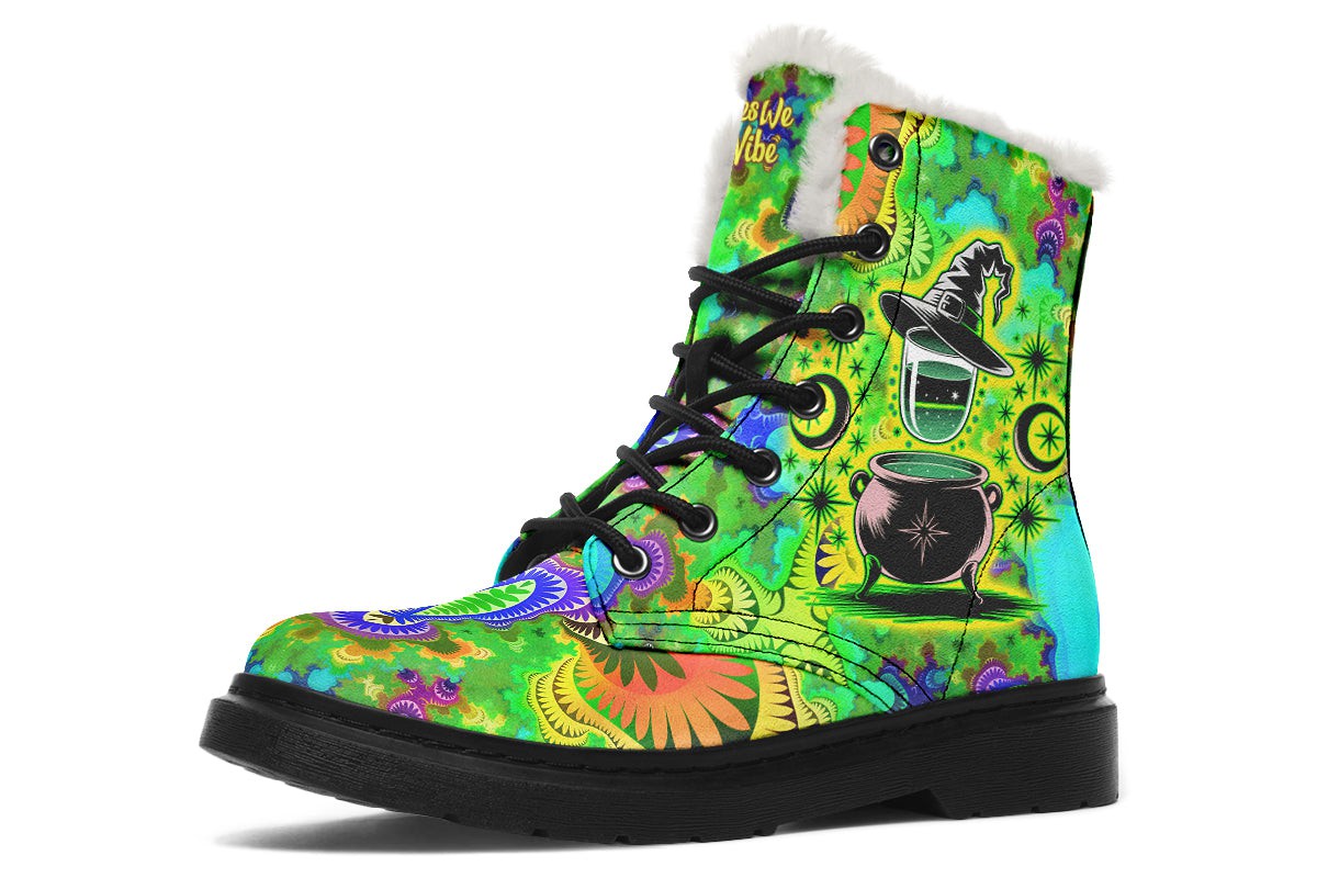 Magical Witch Hats And Cauldron