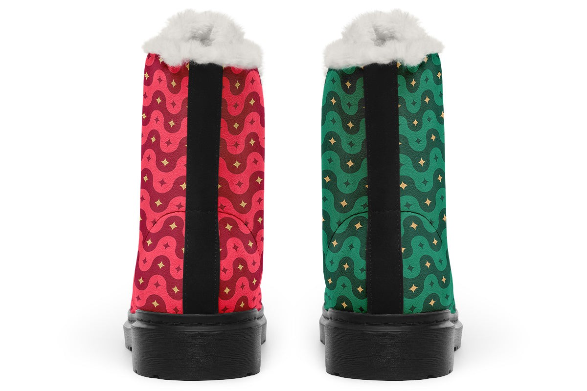 Red And Green Wave Star