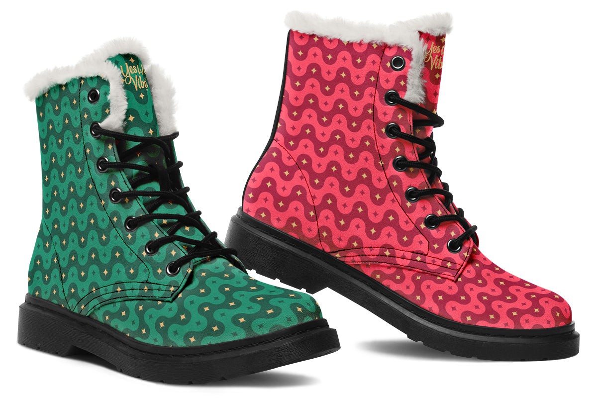 Red And Green Wave Star