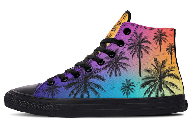 Chilling With Colors Palm Trees