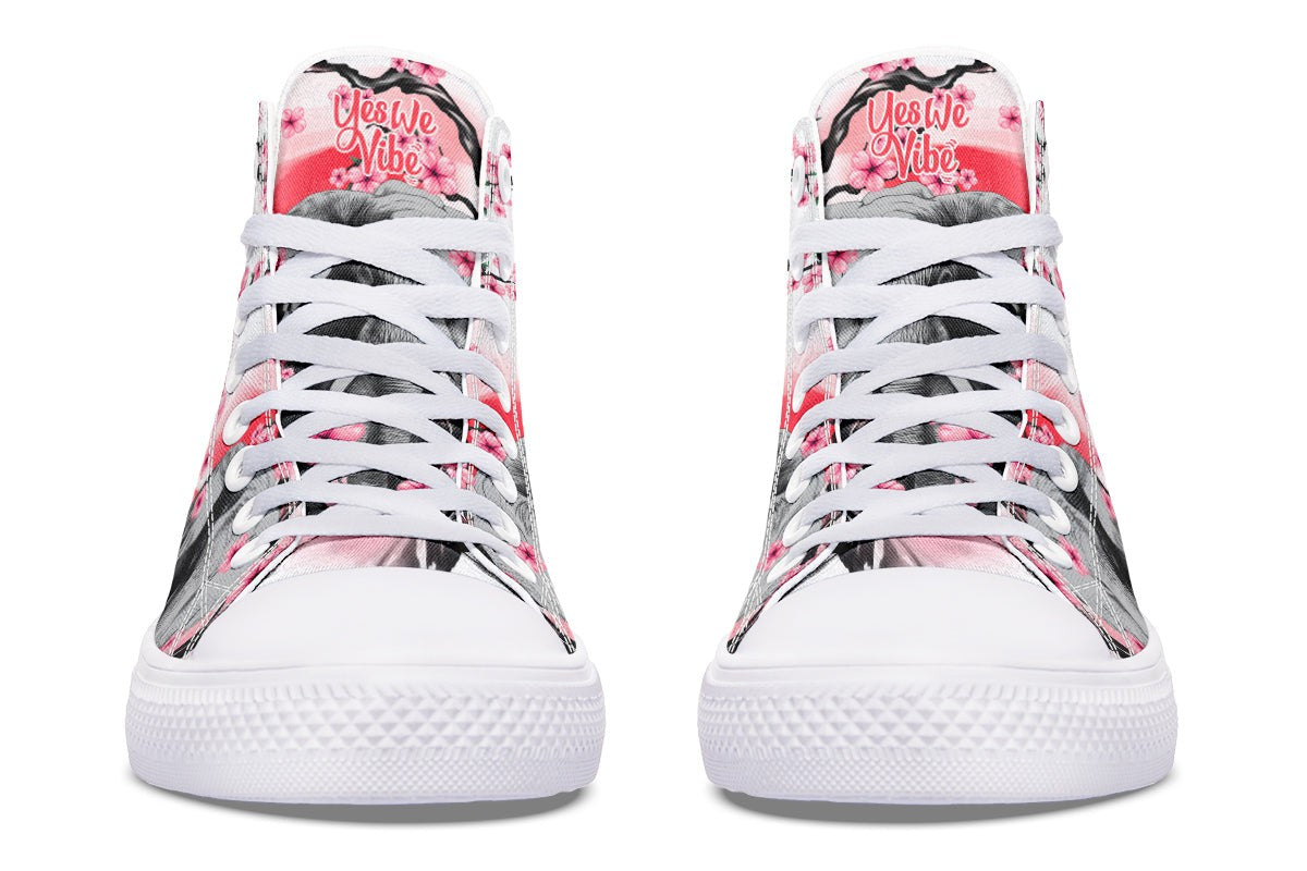 Elephant And Pink Flowers