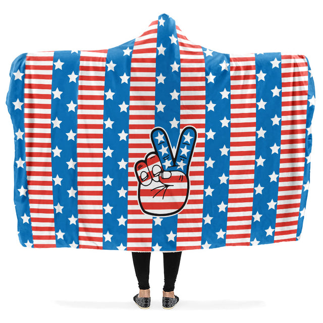Peace Sign U S A Flag