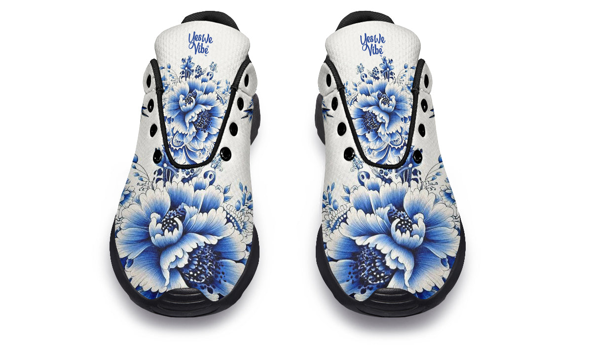 Blue Porcelain Floral