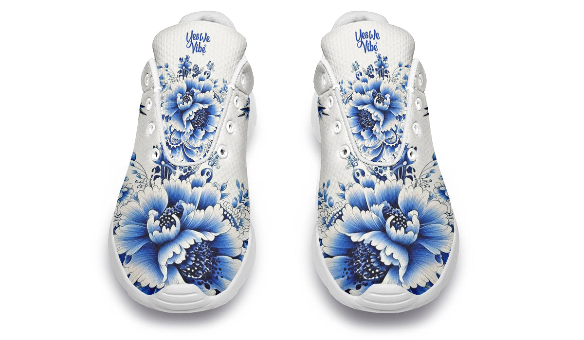 Blue Porcelain Floral