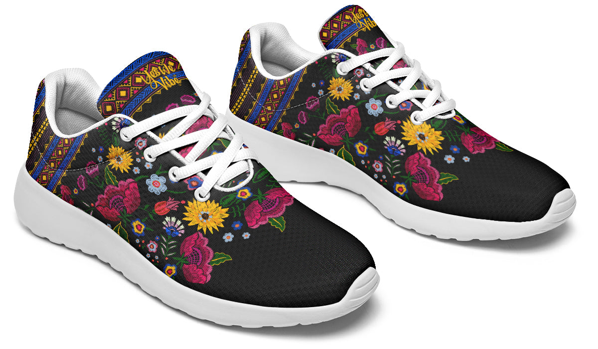 Boho Colorful Flower Embroidery