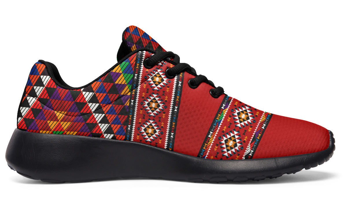 Boho Red Triangle