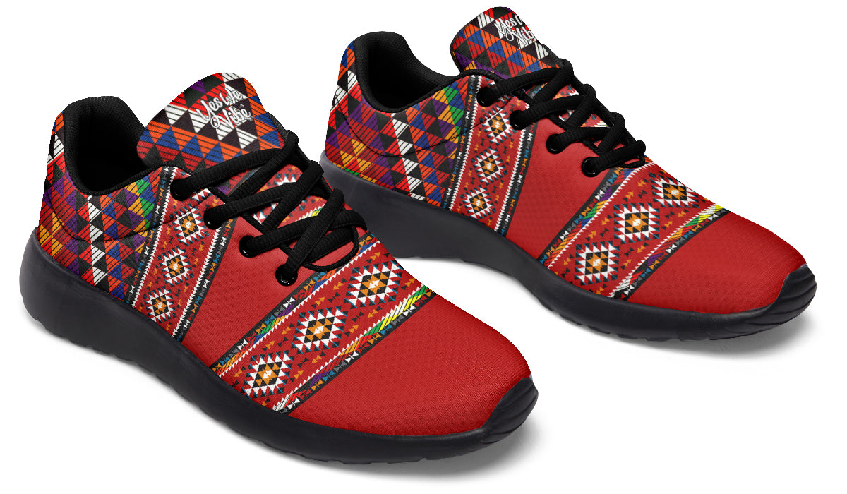 Boho Red Triangle