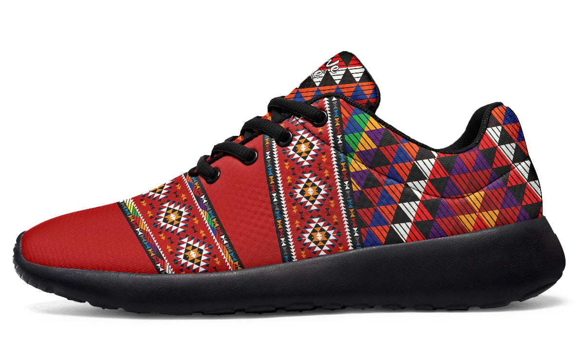 Boho Red Triangle