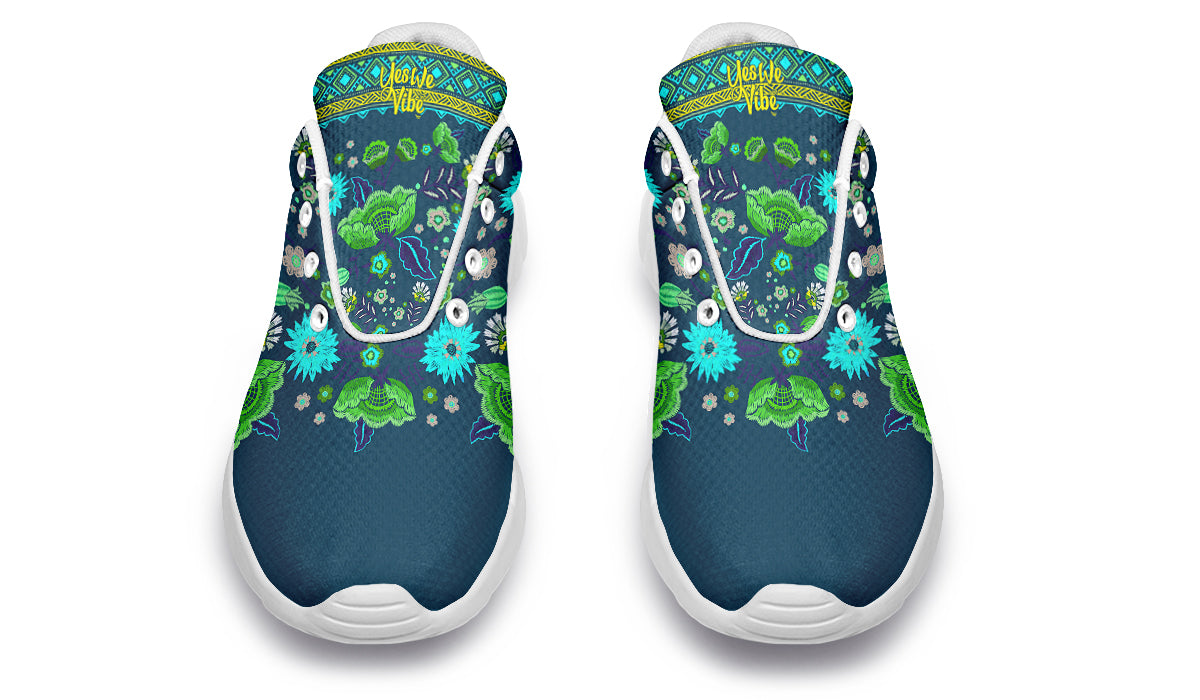 Boho Stitch Pattern Green Love
