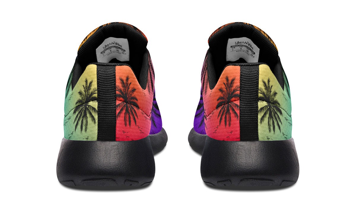 Chilling With Colors Palm Trees